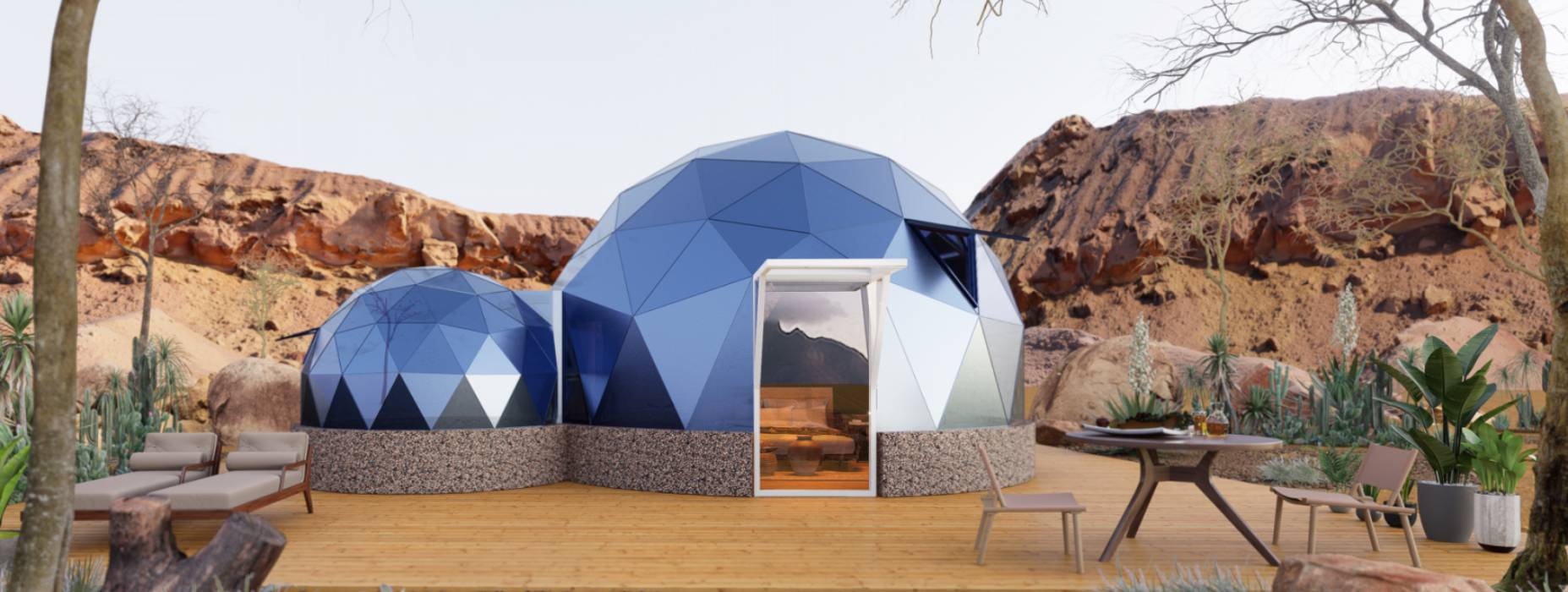 肃南球形智能光伏玻璃星空房